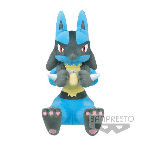 Pokémon | Peluche Lucario mogumogu time | Banpresto