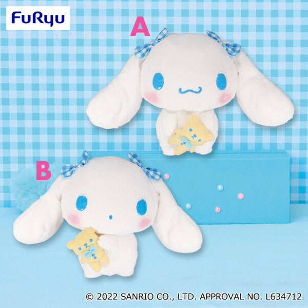 Cinnamoroll | Peluche gingham check Bear |  Furyu