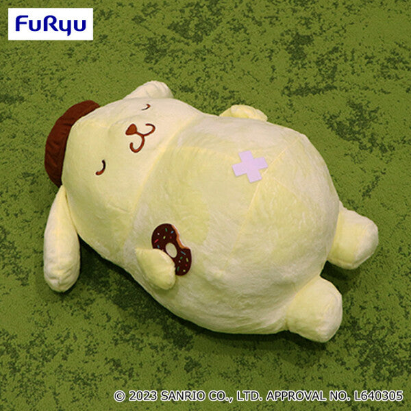 Pompompurin | Peluche doughnut full up & sleeping | FuRyu